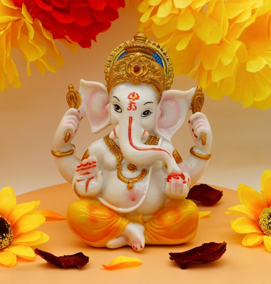 Lord Ganesha idol for North Indian puja services in Bangalore